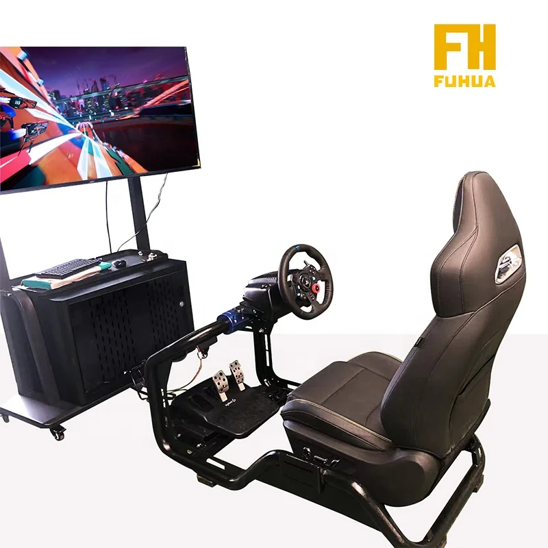 Interactive Car Game  High Speed Arcade Machine  Kids Electronic Racing Game  Customized F1 Driving Car Simulator