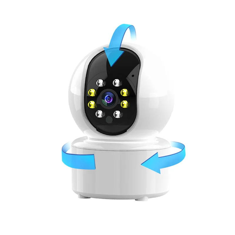 Indoor wireless HD 5G dual-band network monitoring camera mobile remote monitor with smart  tracking