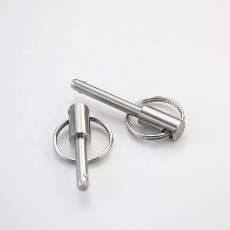 High Quality Stainless Steel Cylindrical Head Quick Release Lock Pins With Pulling Ring