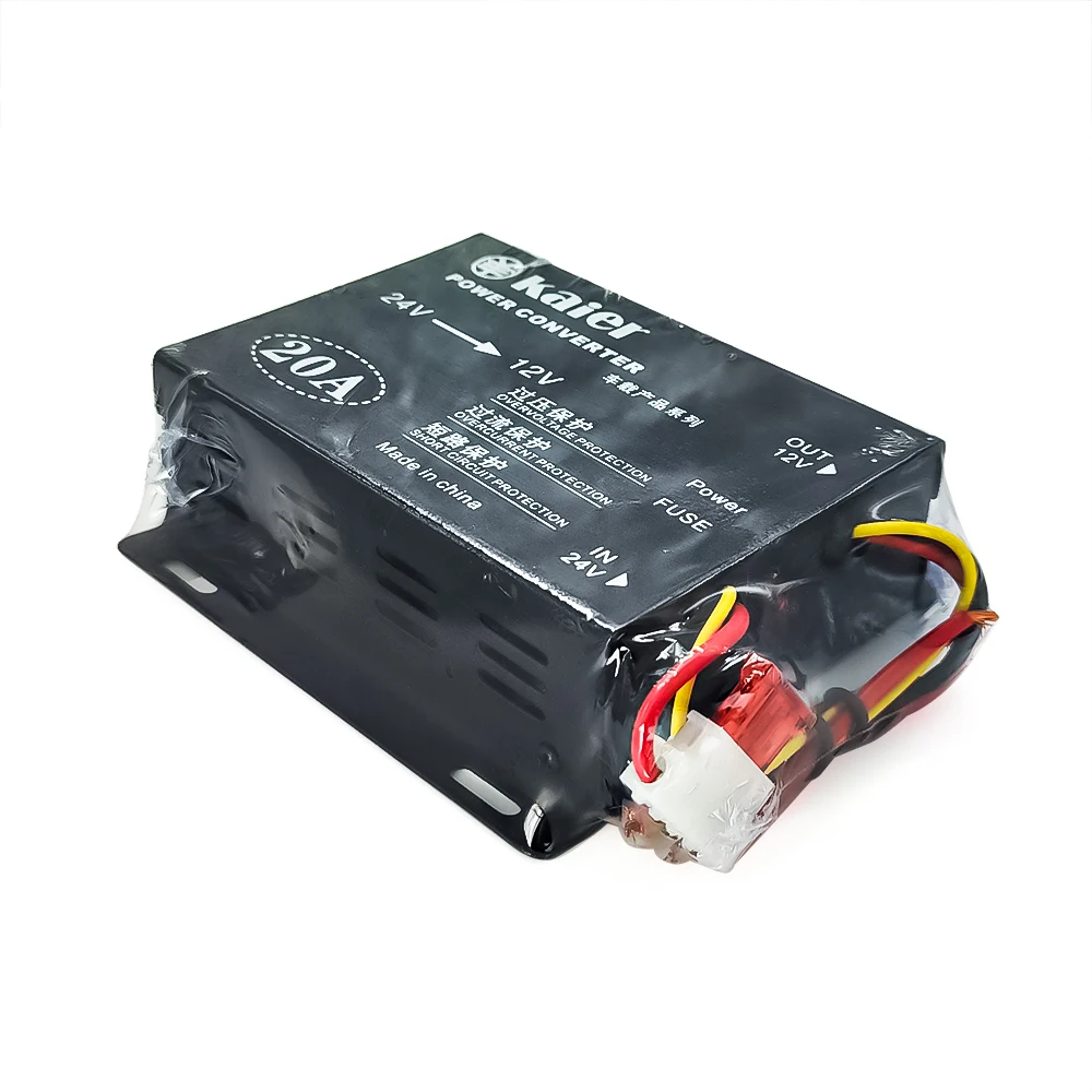 kaier 5A 10A 20A 25A 30A 60A 80A 100A 120A DC 24v-12v auto Converter 24V to 12V car Power converter voltage Transformer