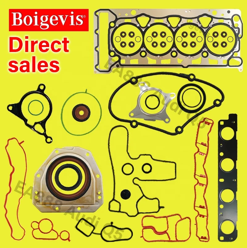 Fast delivery engine overhaul kit cylinder gasket head intake manifold gasket for Audi A8  VW MK7.5 Skoda EA888 1.8T 2.0T