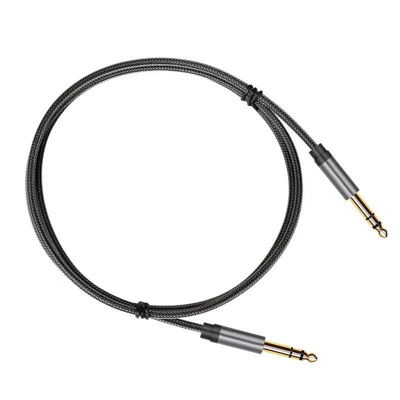 Top Selling 3.5mm to 6.5mm TRS Audio Cable Plug Male to Male Cellphone Computer Amplifier Speakers 6.35 Jack To 6.35 Jack Cable