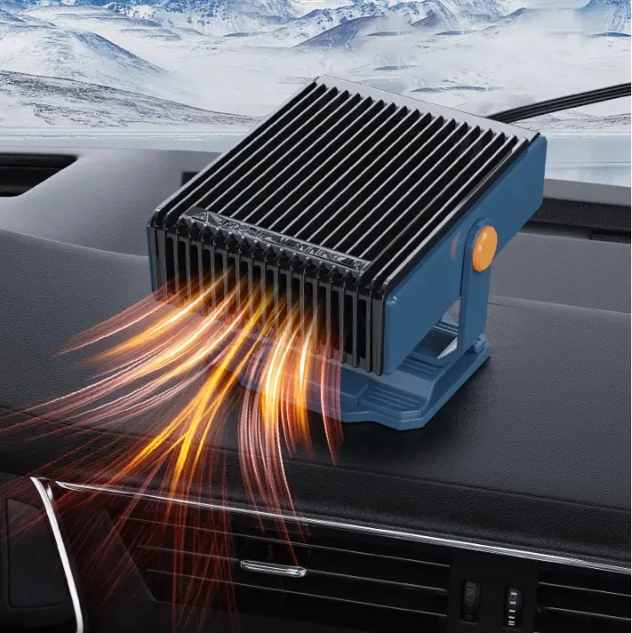 12V Car Auto Heater Portable Windshield Defroster and Defogger Windscreen Fan 2 in 1 with Heating and Cooling Modes