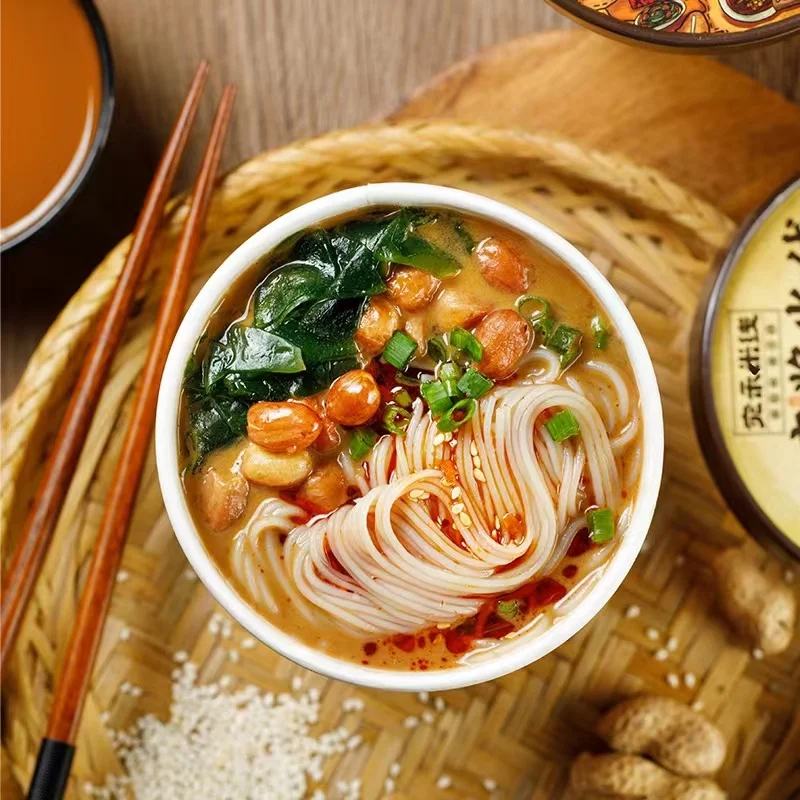 Instant Rice Noodle Spicy Instant Rice Vermicelli Vegetarian Ramen Noodles