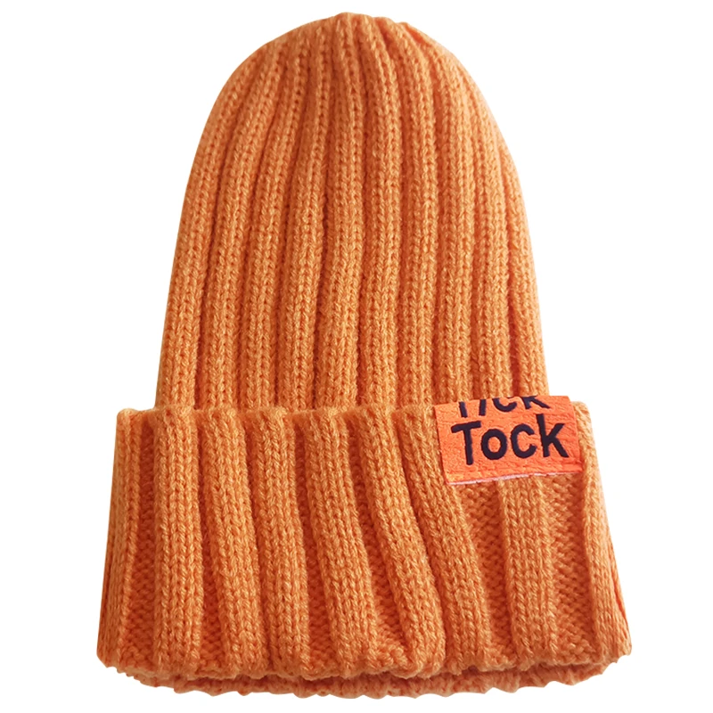 Pure Color Children Winter Cap Girls Wholesale Fashion Knitted Beanie Hat Boys Baby Kids Knit Hats