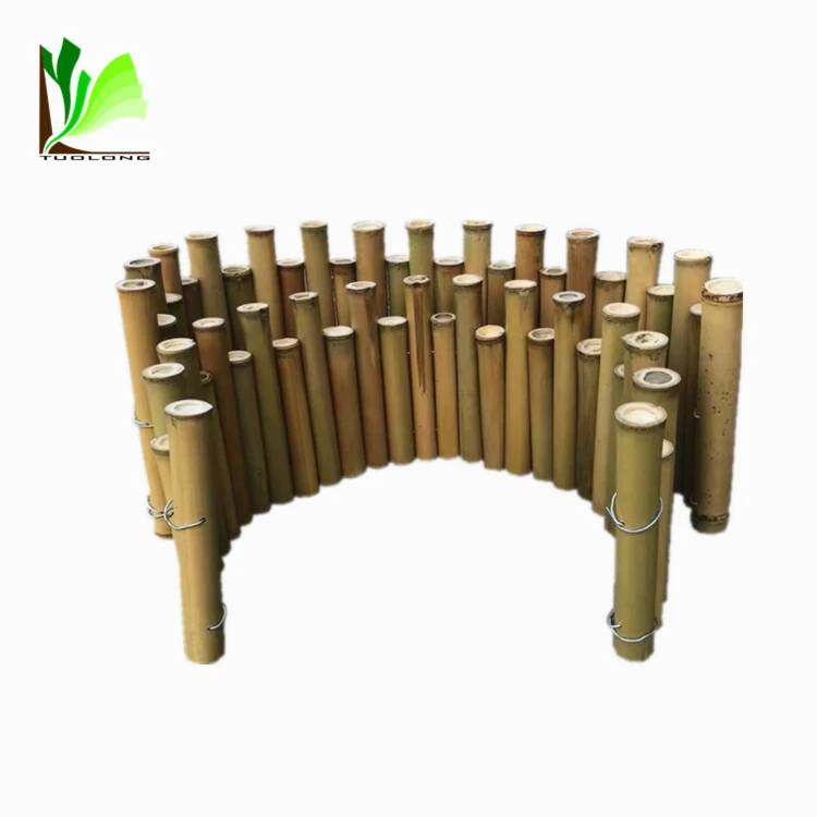 Small Rolled Garden Artificial Bamboo  Edging