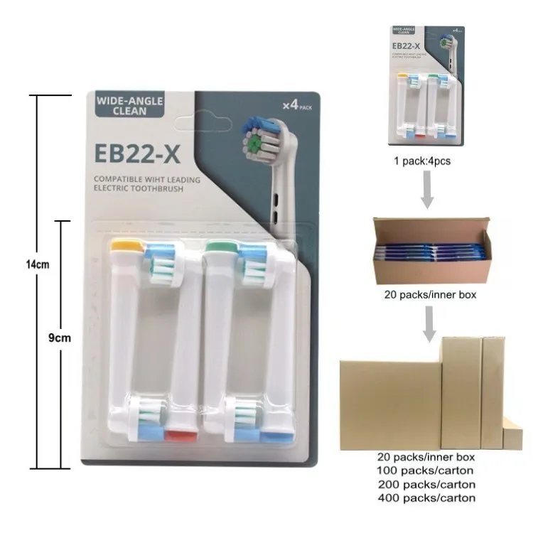 Or-Care Brush Head Replaceable Toothbrush Head Tooth Brush Removable Vibrator Teeth Brush Head In Stock