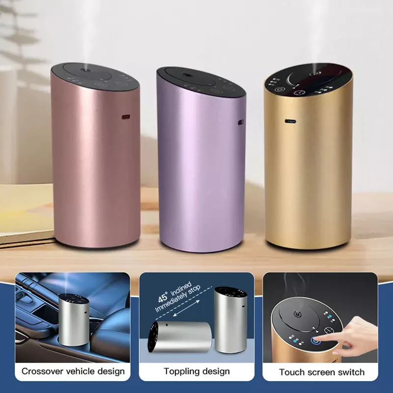 Bedroom hotel portable electric rechargeable fragrance aromatherapy spray nano mist car essential oil waterless diffuser