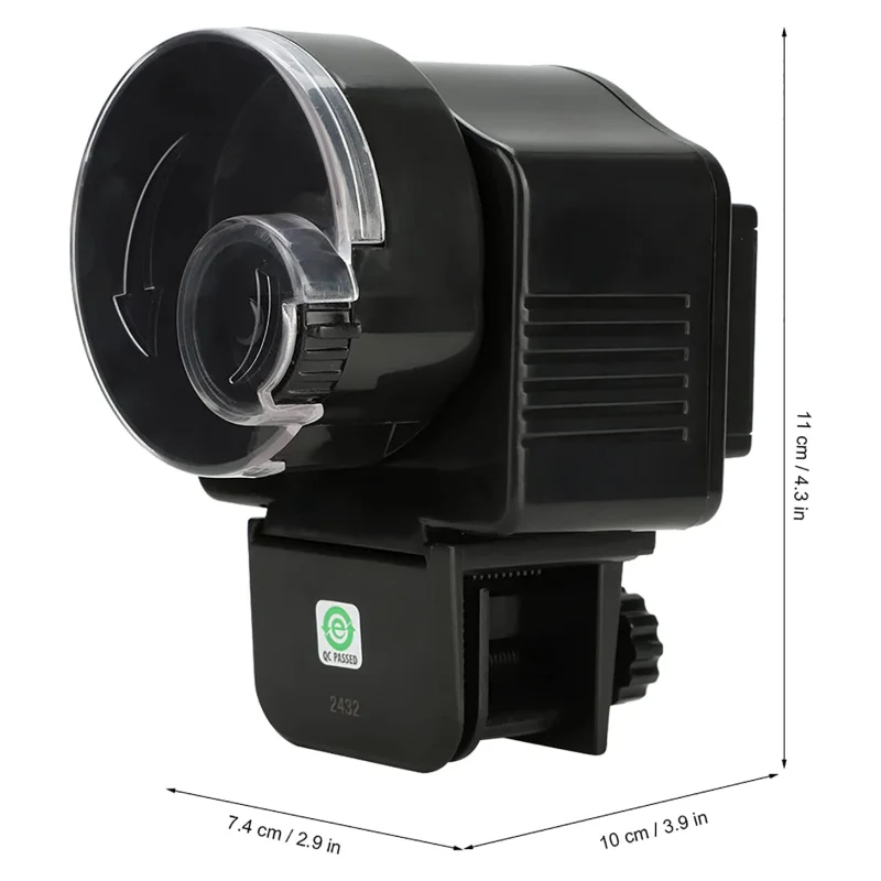 2023 Wholesale Cheap Safety Auto Fish Food Dispenser Holidays Aquarium Fish Tank Automatic Fish Feeder