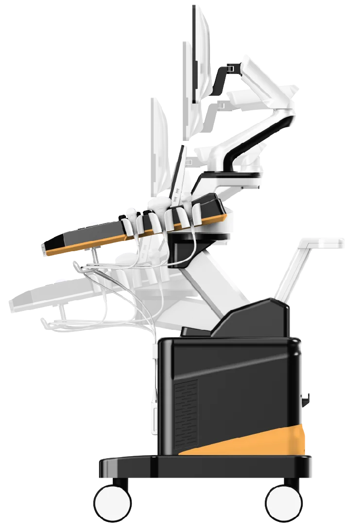 Dawei High-end Tissue Doppler 3D 4D Imaging THI TDI Veterinary Color Doppler Ultrasound Scanner