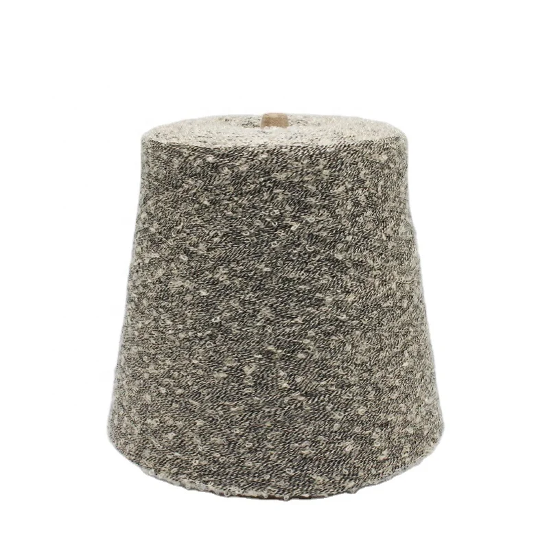 1/13NM 70% Acrylic 30%Polyester Space Dyed Loop Fancy Blended Yarn For Hand Knitting