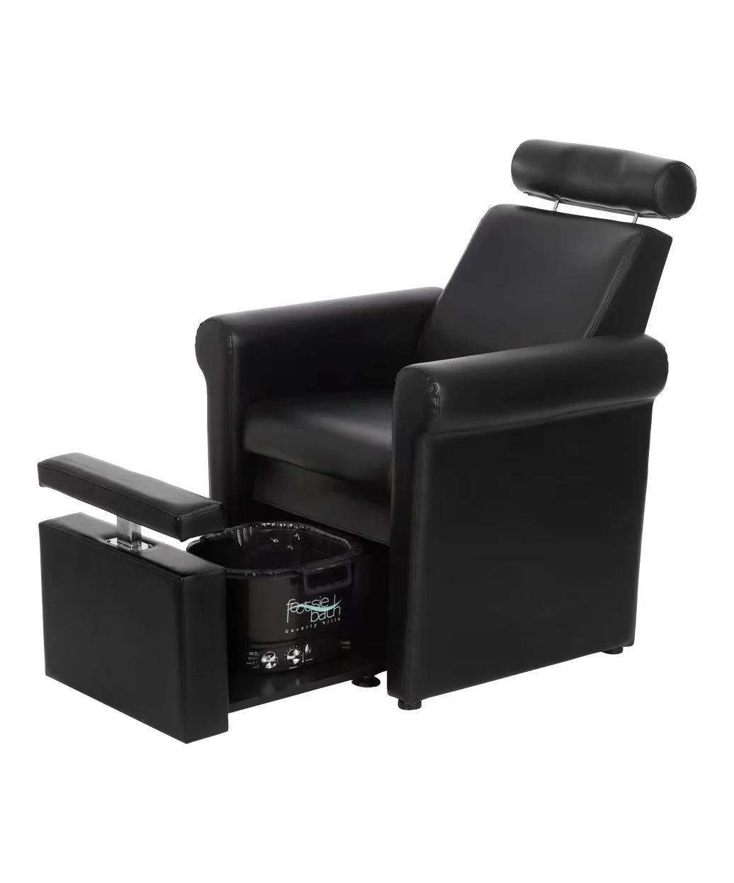 Salon Spa Equiment Plumb Free Pedicure Chair Pedicure Station For Professional Spas Reclining Backrest