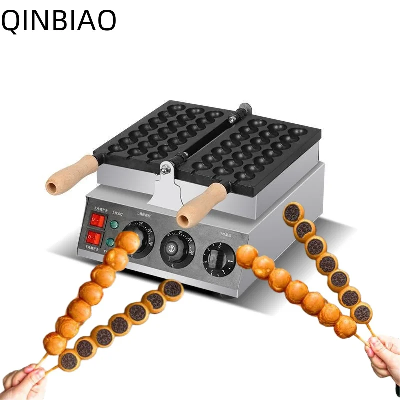 Commercial large stainless steel gas snack waffle maker for sale