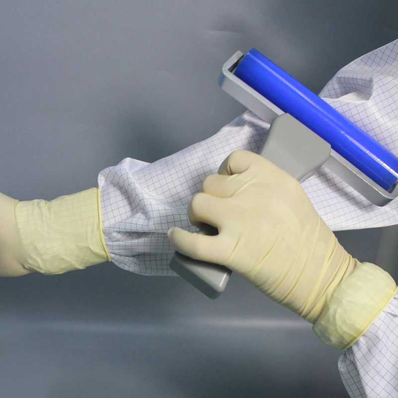 Anti-static Sticky Silicone Paint Roller Rubber Roller Squeegee For Cleanroom