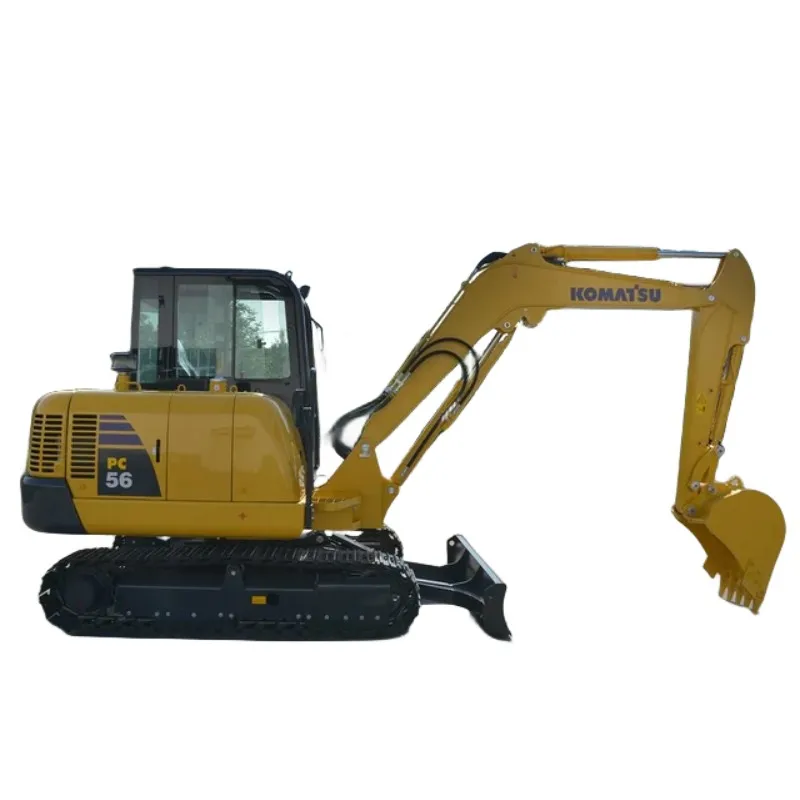5-тонный экскаватор Komatsu PC56 Высококачественный компактный мини-гусеничный Землеройная техника импортированная из Японии