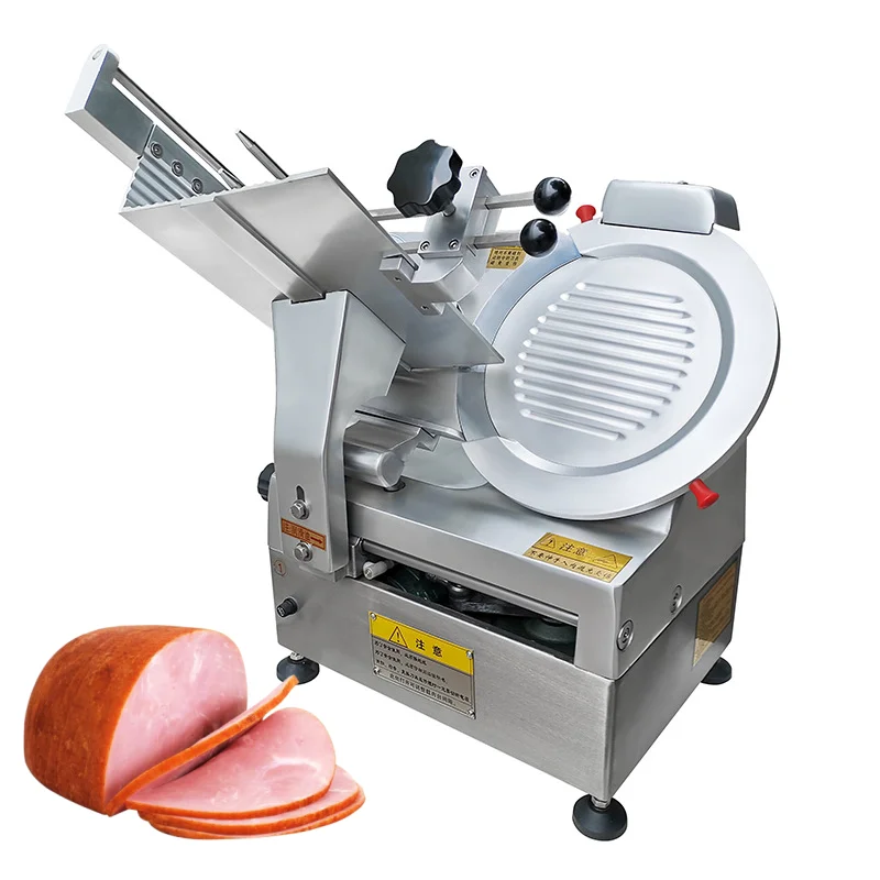 Restaurant automatic frozen meat slicer hot pot mutton beef roll cutter machine cheese sausage bacon slicer cutter machine price