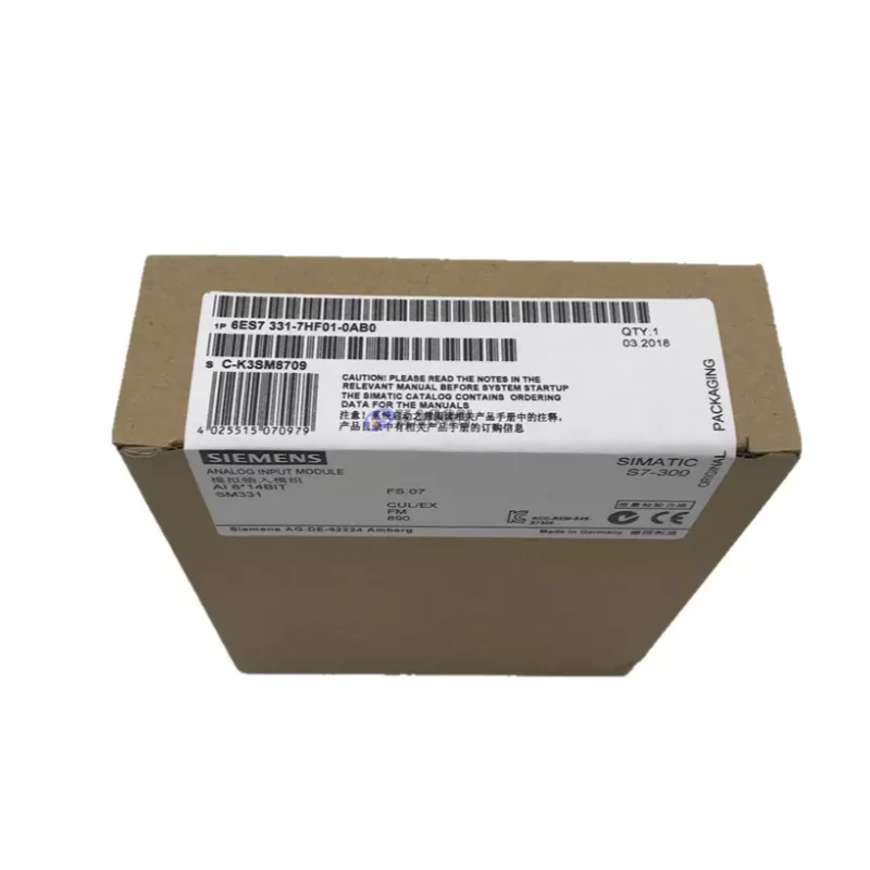 6ES7 331-7HF01-0AB0 Programmable Logic Controller 6ES7331-7HF01-0AB0 PLC Analog input module 331-7HF01-0AB0
