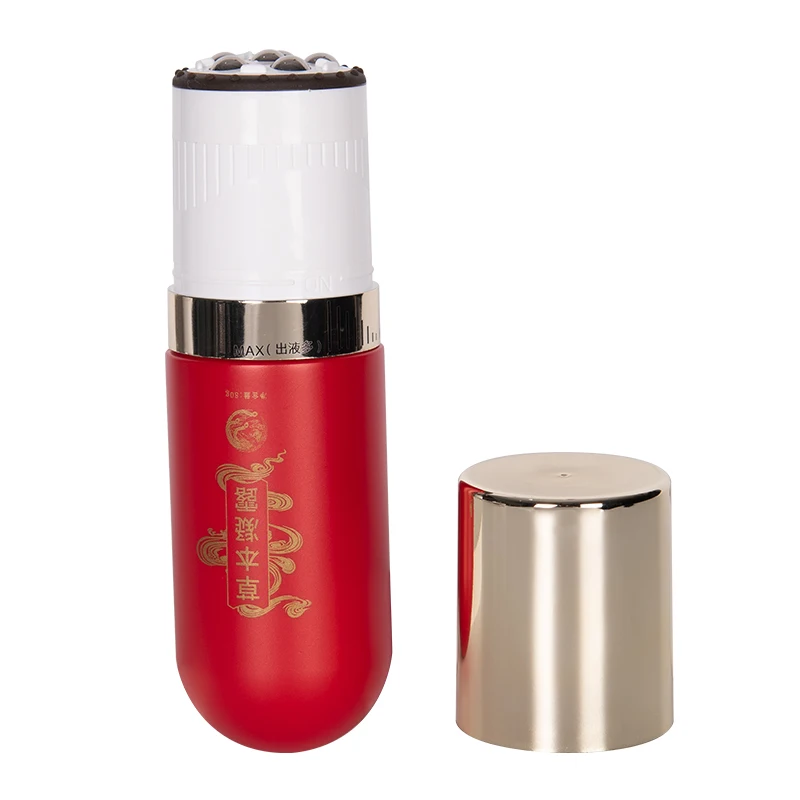 Custom Pe Body Massage Roller Tubeed Packaging Cosmetic Face Massage Plastics Tubed Rolled Tube With Roller Ball