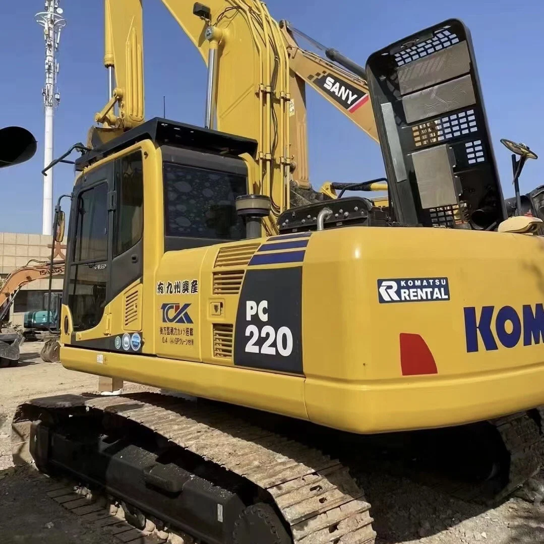 Gereviseerde Graafmachine Gebruikt Komatsu Pc 220 220-7 Digger Machine