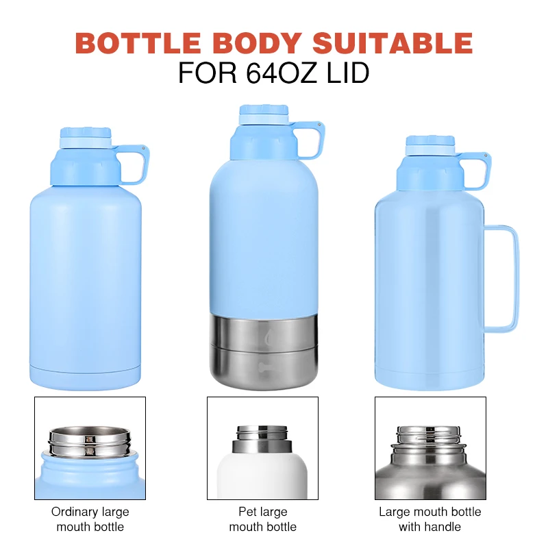 Wholesale stainless water bottles bpa free gallon water bottle manufacturer  thermo water bottle with cover