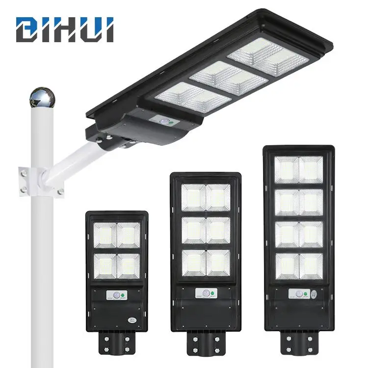 Guangdong High Lumen Motion Sensor 90w 120w 150w Integrated All In One Led Solar Street Lighting