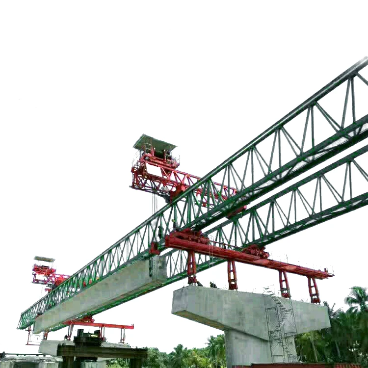 Famous brand highway 100 ton bridge girder construction launcher crane