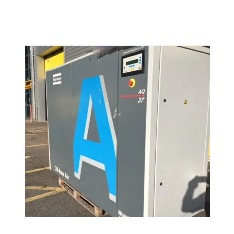AQ75 Atlas Copco Oil free screw air compressor Atlas Copco AQ75VSD AQ75VSDFF AQ 75 75VSD 75VSDFF VSD FF Atlas Copco Compressors