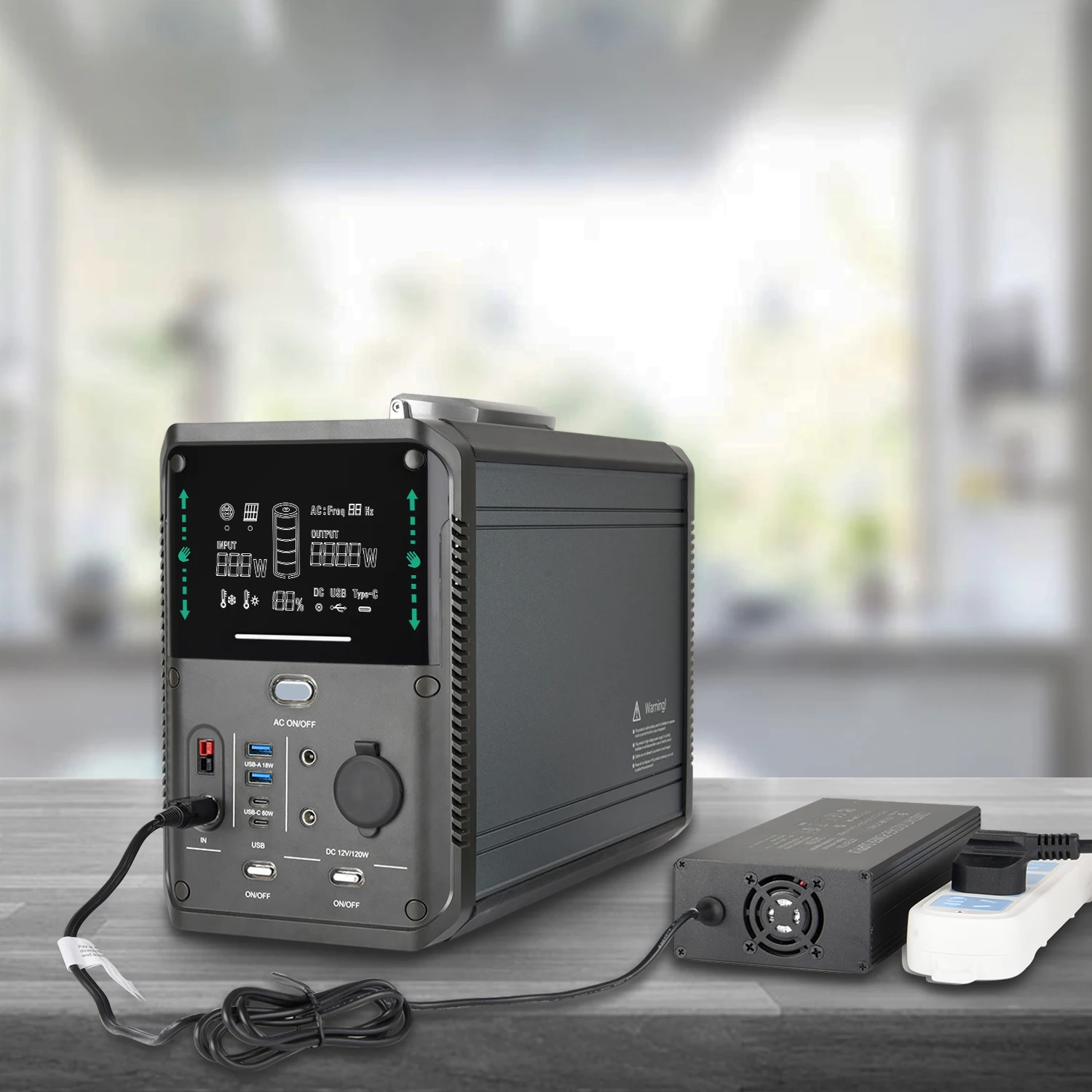 Professional 1000w 1500W 2500W Large Capacity Portable Power Station