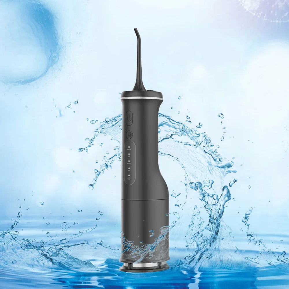 New Design Type C Charging Rechargeable Water Irrigator Dental Care Oral Irrigator 300ml & IPX7 Waterproof Water Flosser