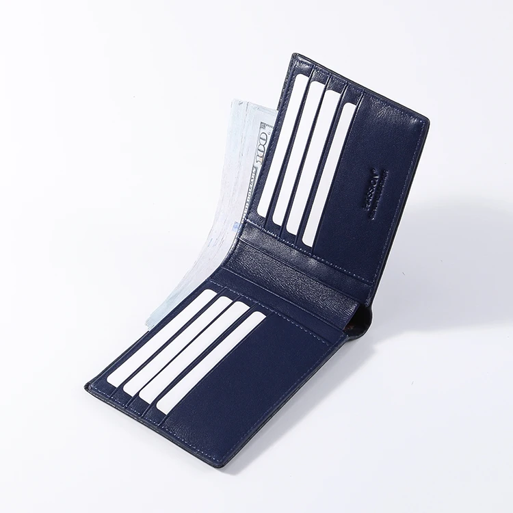 factory hot sale Bifold porte monnaie waterproof bag lowers for men slim wallet with money clip leather wallet