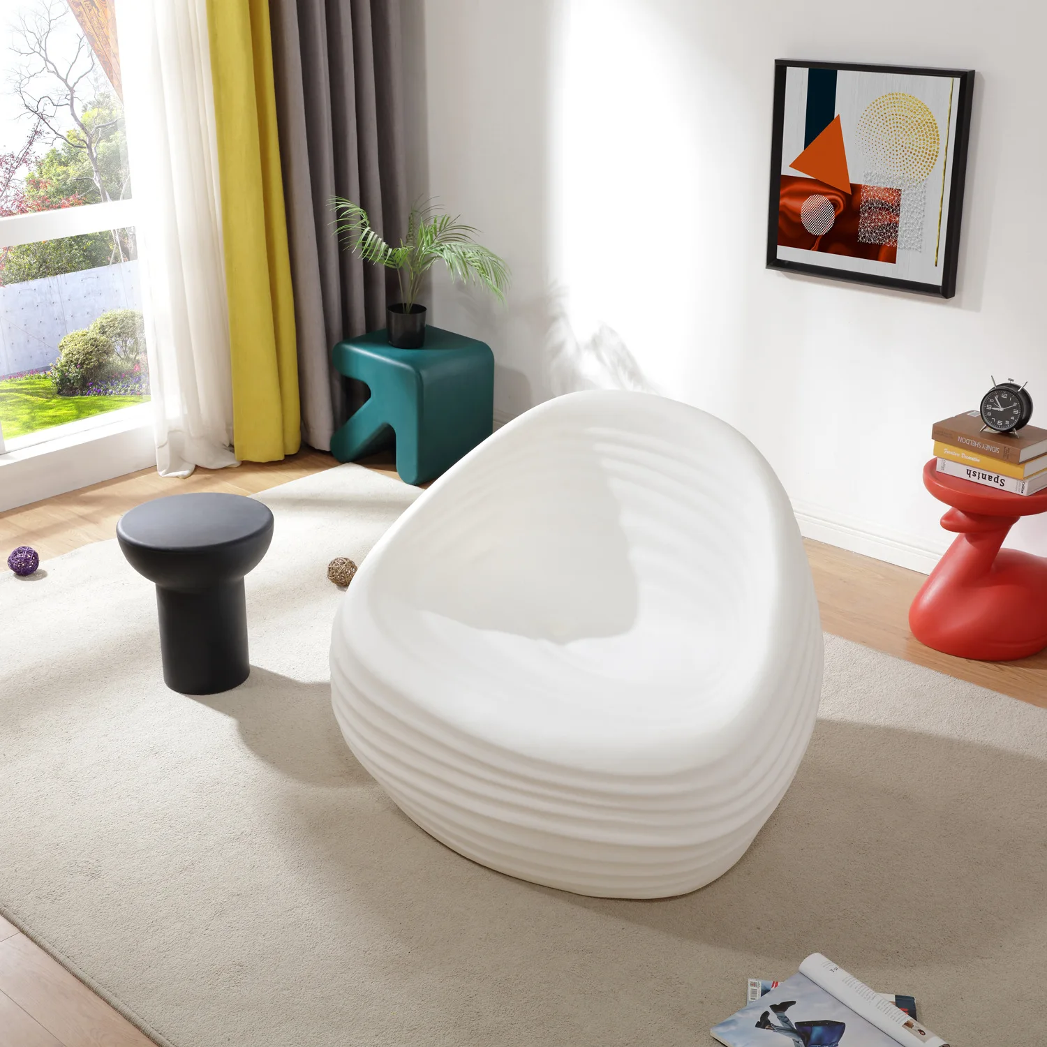 Y036 Thread surface Chair personalized leisure sofa other outdoor art decoration Garden balcony special leisure Chair stool