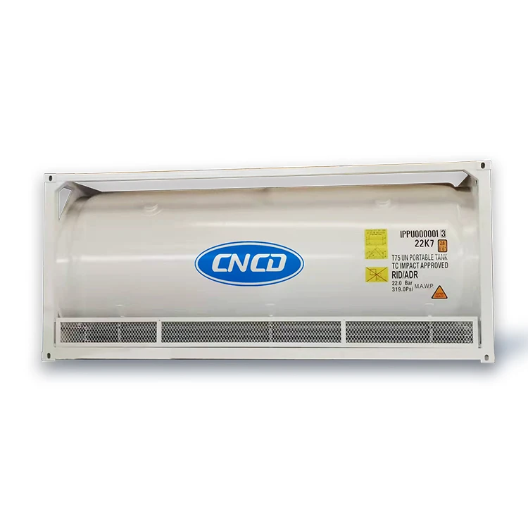 CNCD 20Ft Iso Cryogenic Liquid Argon Iso Tank LAR Transportation Container