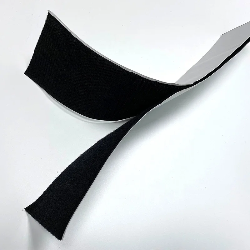 4 inches wide Super Strong Acrylic Adhesive Hook and Loop 25m per roll