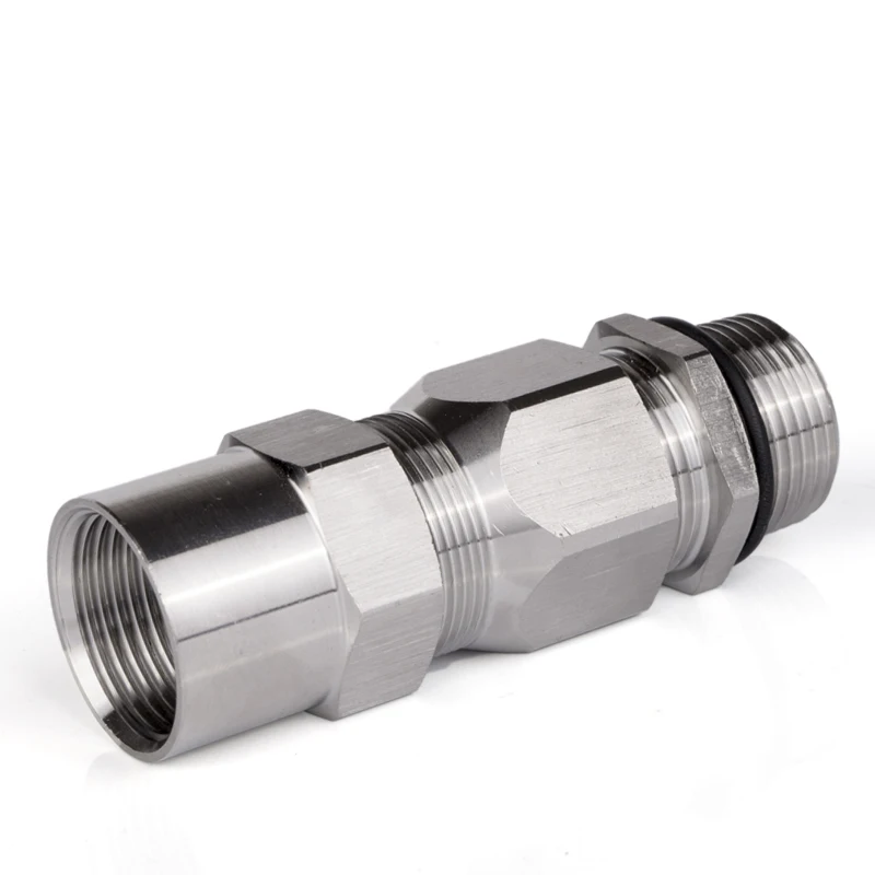 Manufacturer Stainless Steel Double Compression Explosion Proof Metal Cable Gland