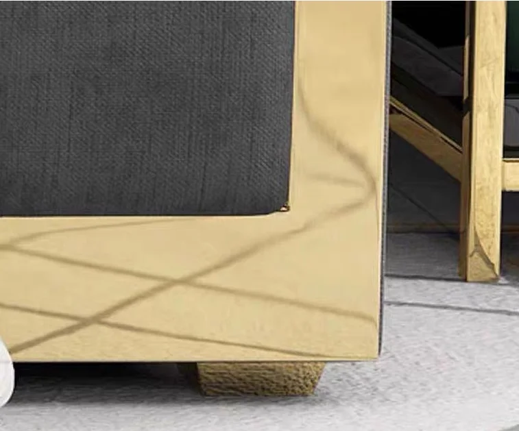 Wholesale price Lanlinco living room fabric couches modern luxury velvet chesterfield Living Room sofa