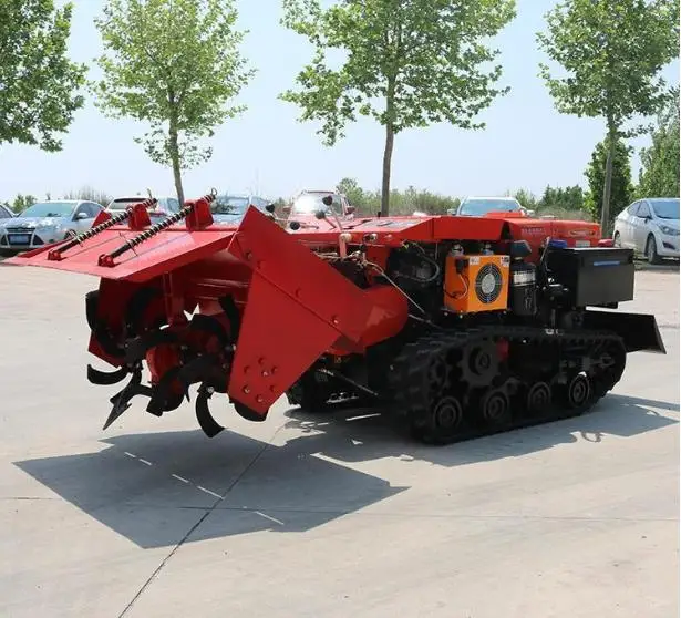 Electric remote control weeding micro-tiller rotary cultivator For orchard farm