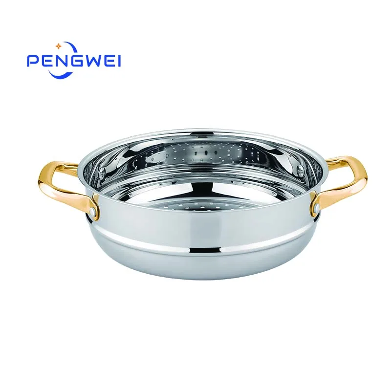 wholesale multi function kitchen ware induction stainless steel nonstick cookware set good quality hot pot set
