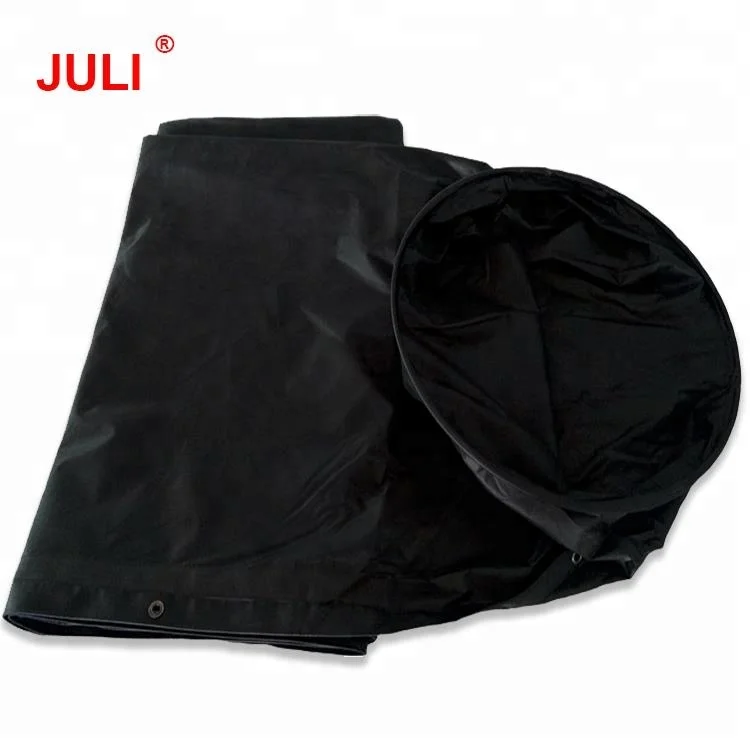 Customized flexible round black high pressure coal mine ventilation air vent duct