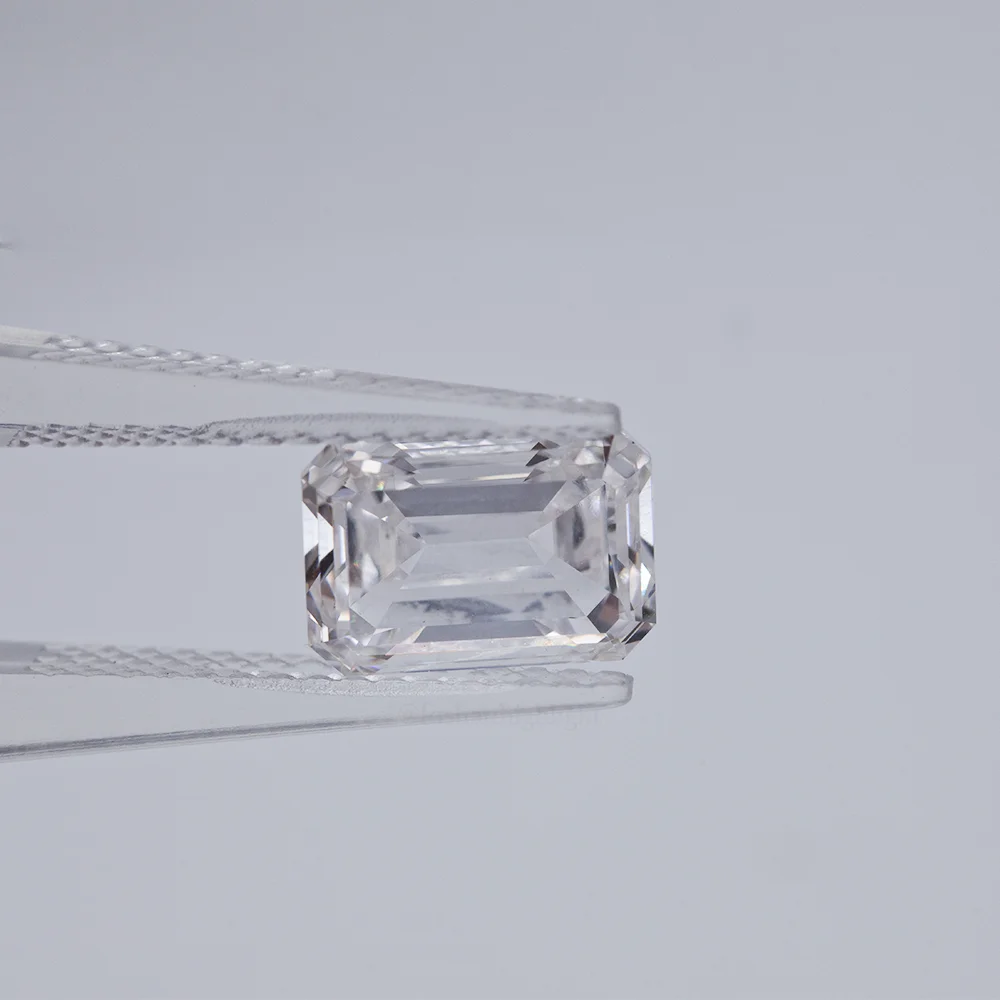 5 Carat Cvd Synthetic Diamond Manufacturing Loose Lab Grown Diamonds Emerald Cut