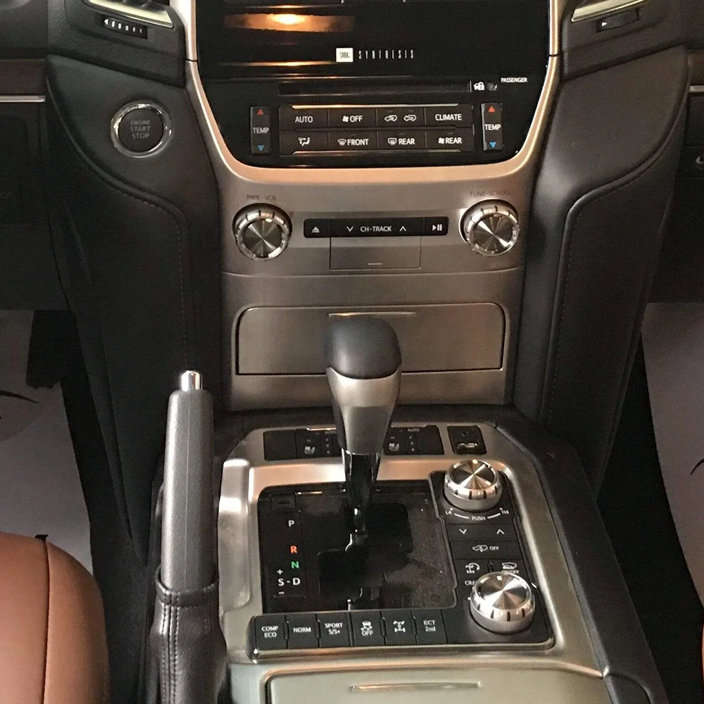 Black Gear Shift Knob for TOYOTA Land Cruiser LC200 FJ200 2016-2021