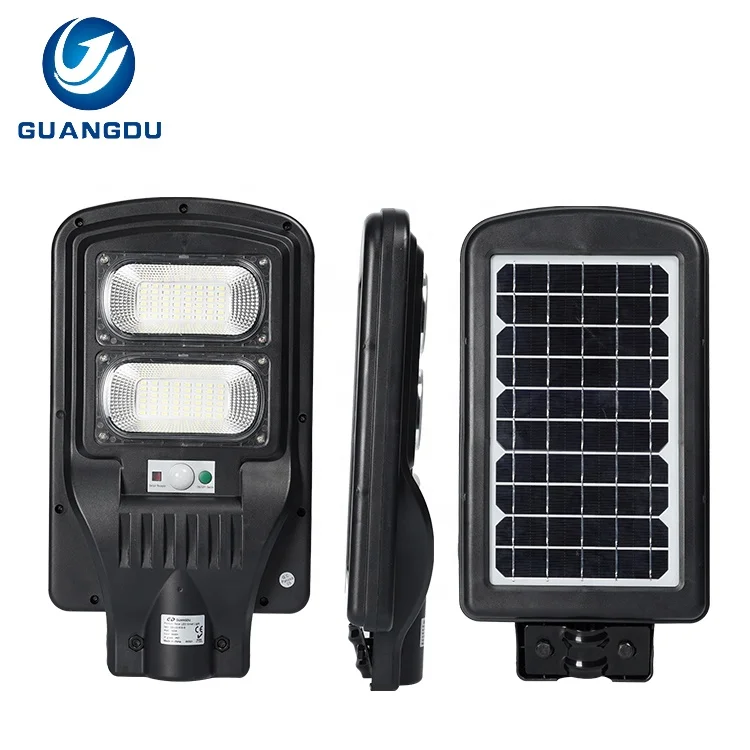 Wall Installation 50 100 150 200 250 300W All In One Integrated Smd Garden Led Solar Outdoor Light