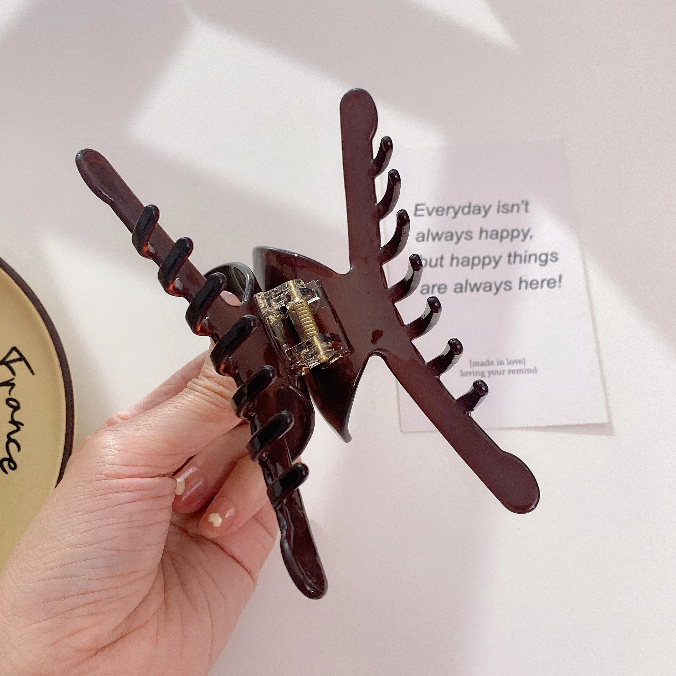 Заколка для волос DOWELL роскошная заколка с большой бабочкой элегантный аксессуар уксусной кислотой украшения