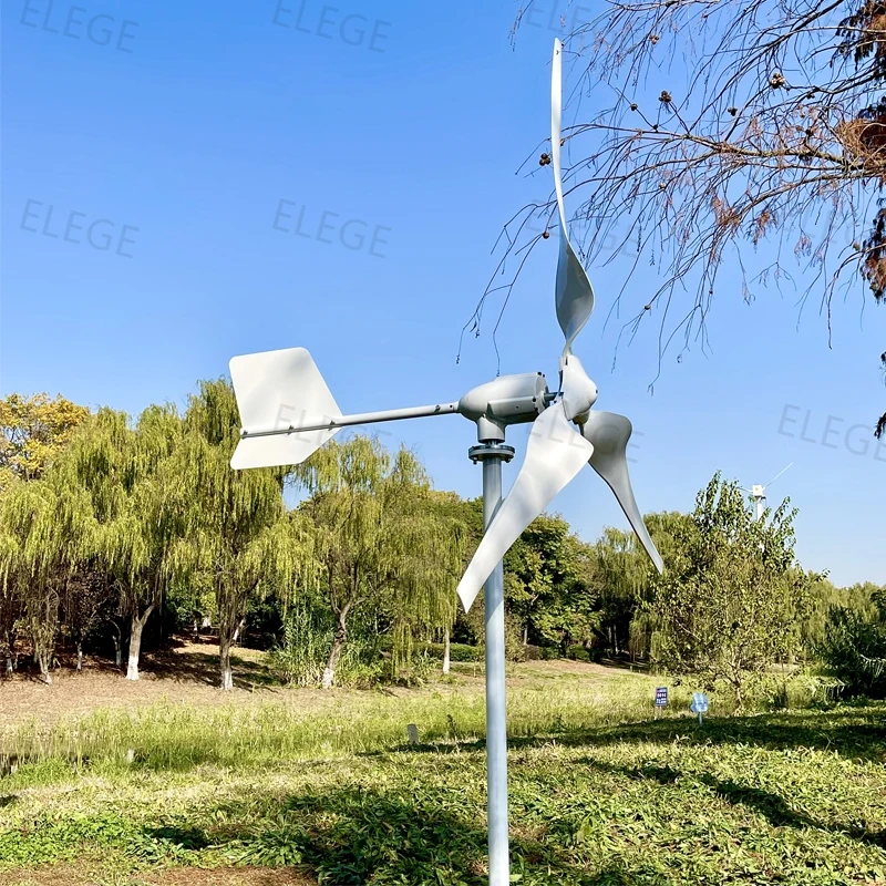 5kw 48V volt wind generator free energy generator wind turbine generator Rooftop farm road installation