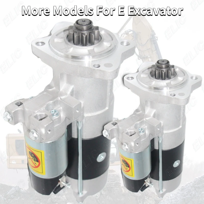Excavador Startering Motor 600-863-4210 Pc220-7 Pc200-6 Pc200-7 6D102 3863128 600-863-4110 228000-4992 Excavator Starter Motor