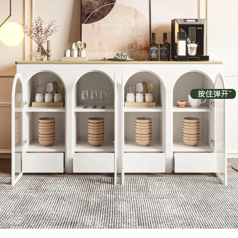 American solid wood table side cabinet door hall retro to do old porch cabinet living room storage decoration cabinet custom