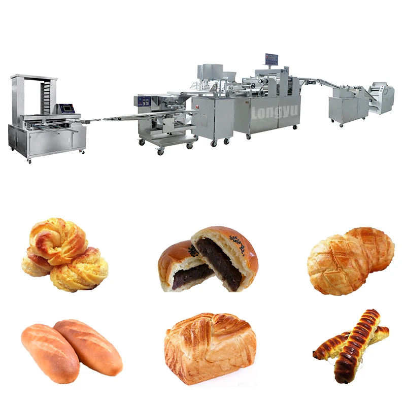 Fully Automatic Stuffed Bread Making Maker Baking Machine Production
