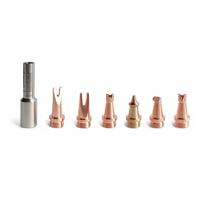 JUNFEI High Precision Laser Welding Machine Copper Nozzle Scale Tube