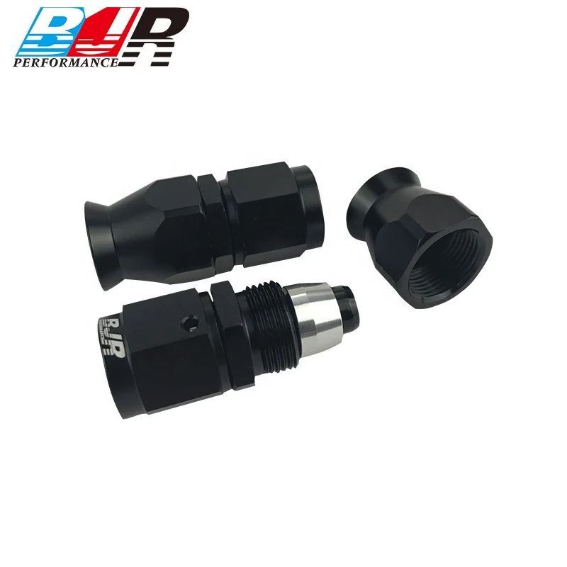 BJR AN6 PTFE алюминиевые прямые гнездовые фитинги для