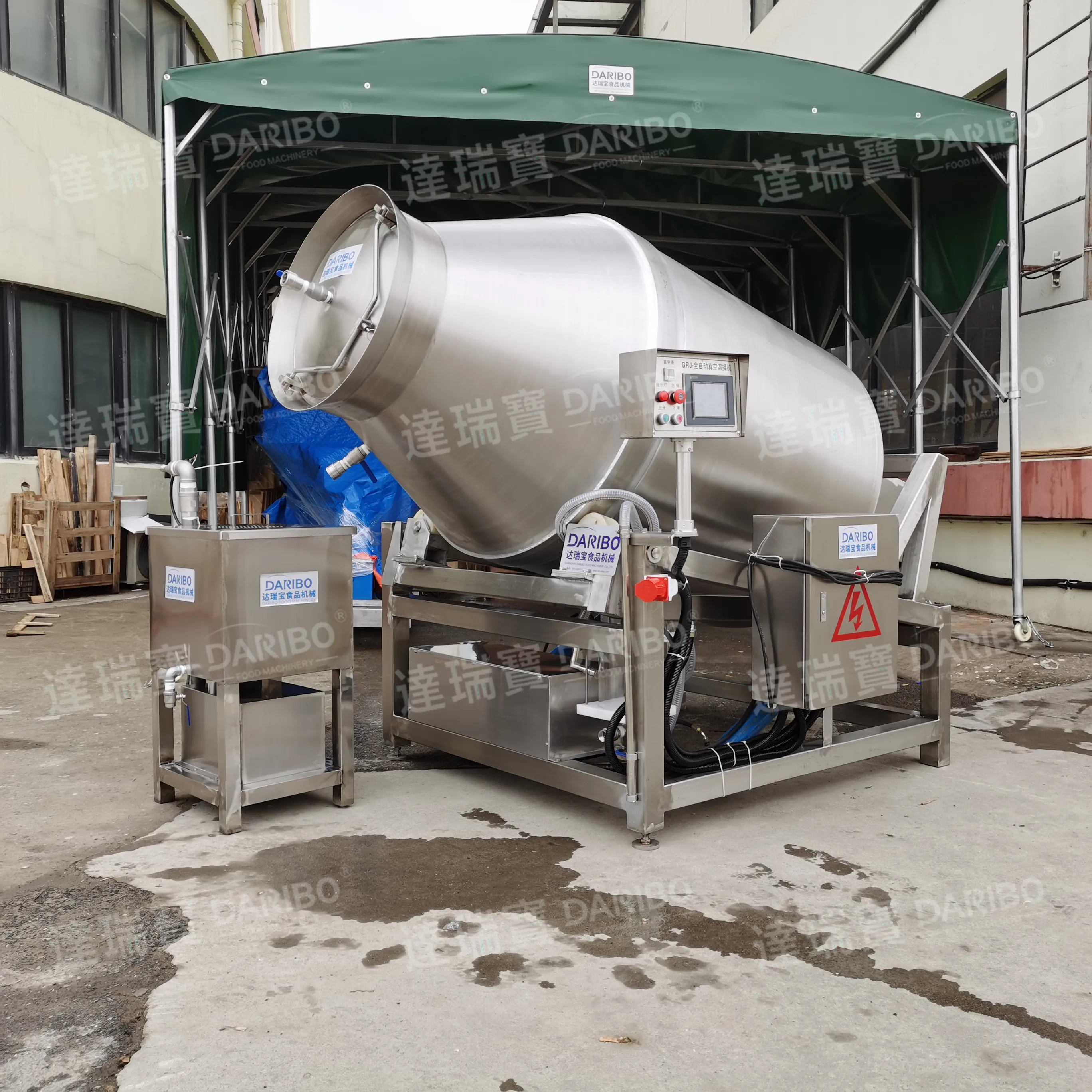 Vacuum Meat Mixer Machine Electric Industrial Stainless Steel Marinade Equipment for Beef Meat Chicken Pickle Machinery