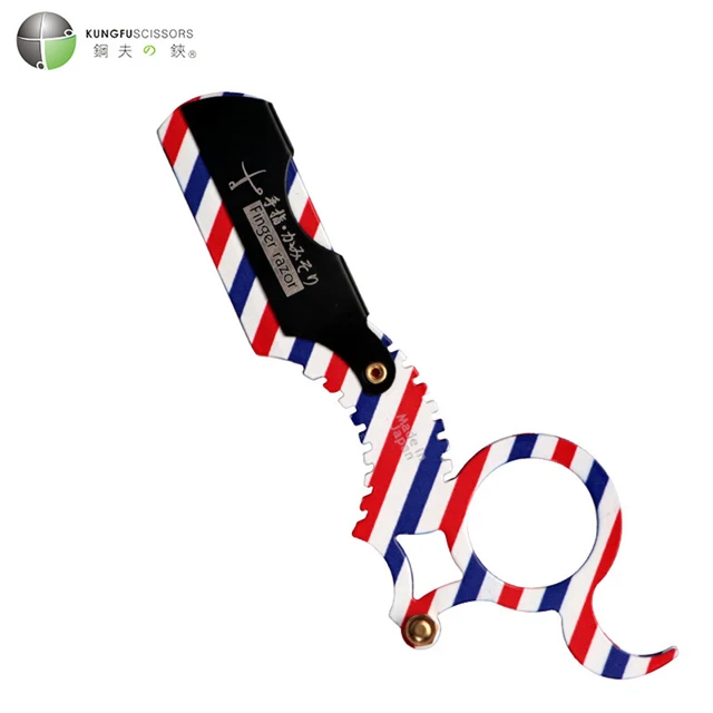 Barber Razor Finger Shaving Razors Ring Straight Single Blade Barber Salons Stainless Steel